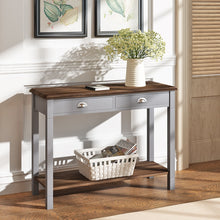 Load image into Gallery viewer, Panana Moderm Oak Console/Dressing /Telephone/Hallway Table Desk With Drawer Shelf Storage Cabinet